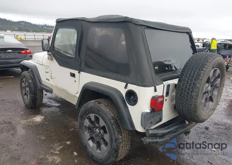 2000 Jeep Wrangler Sport z USA, uszkodzony, nr VIN 1J4FA49S9YP805673